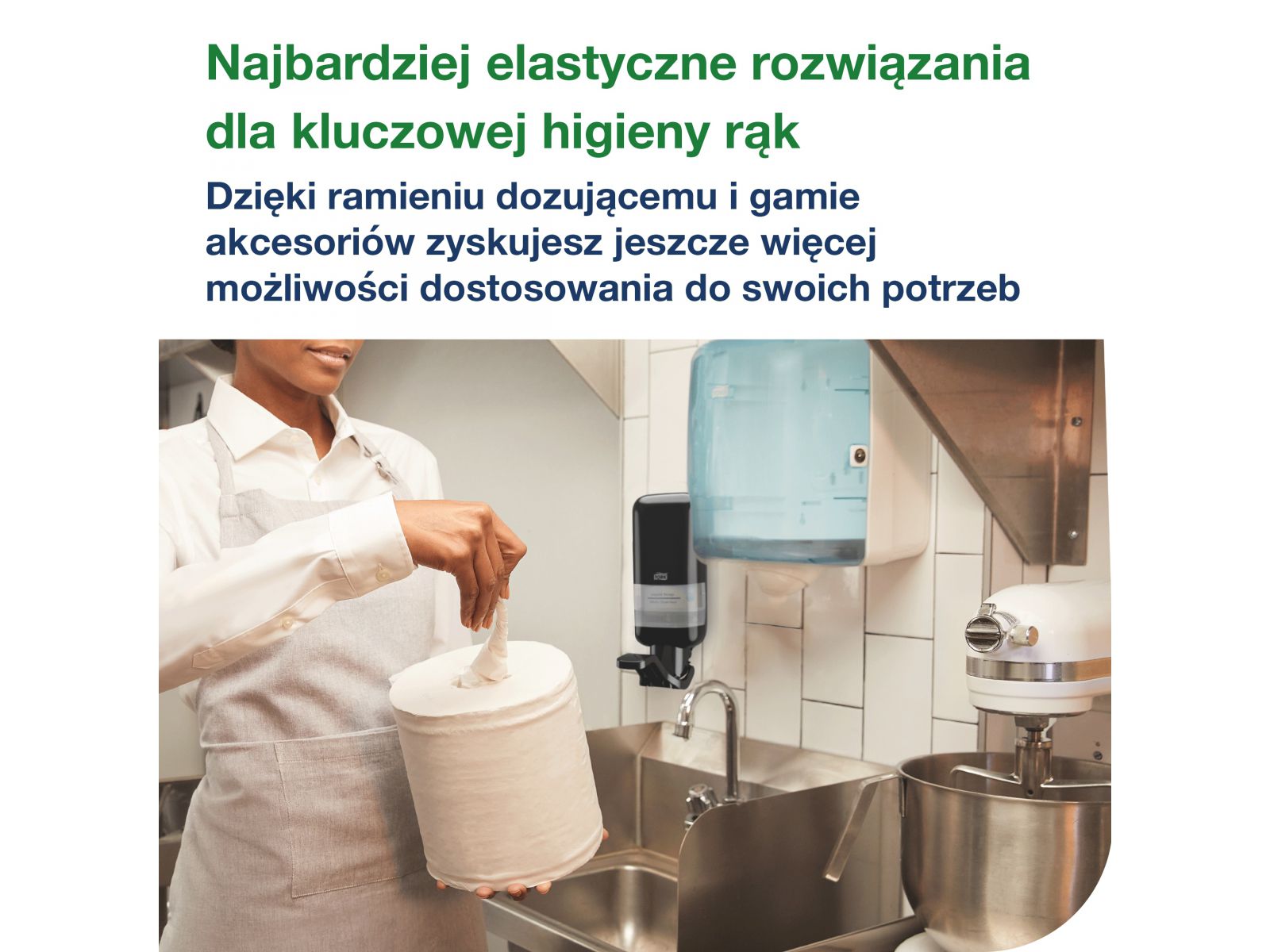 Dozownik z ramieniem dozującym S4 TORK 564108 BLACK 1l